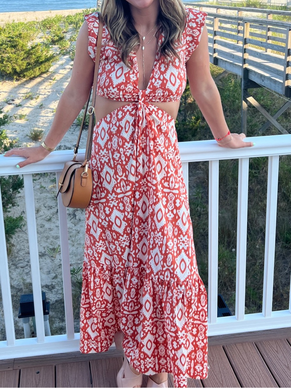 BB Dakota by Steve Madden Cutout Maxi Dress